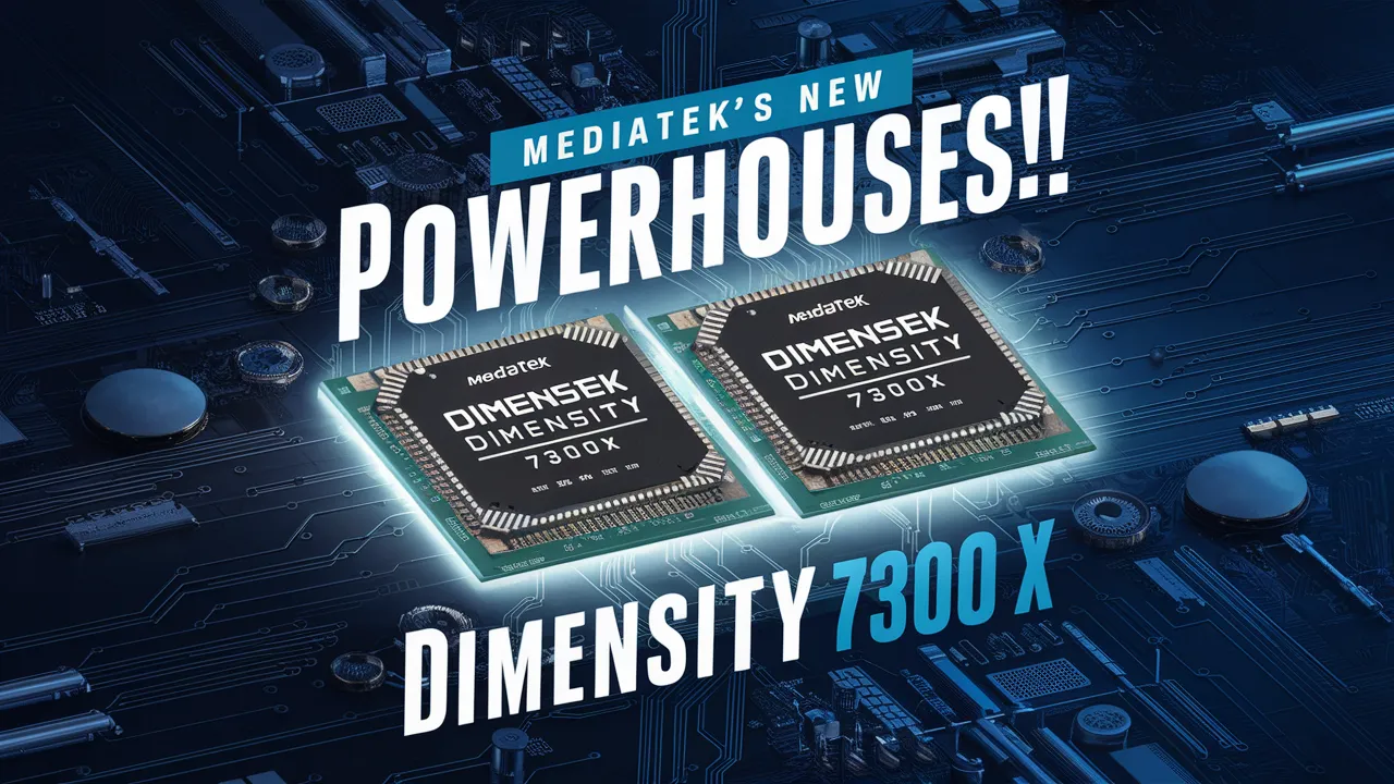 MediaTek Launches Next-Gen Dimensity 7300 & 7300X Chips
