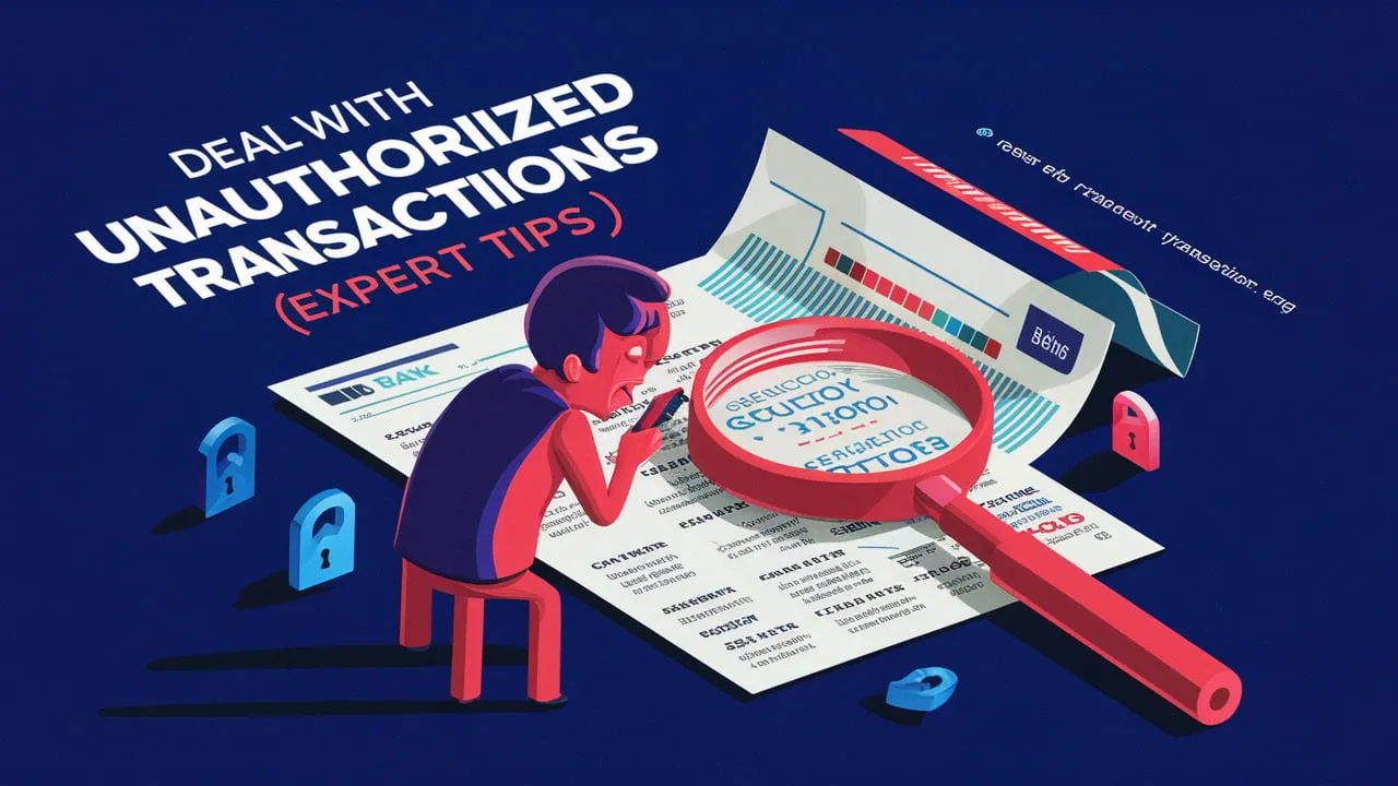 Dealing With Unauthorized Transactions (Expert Tips)